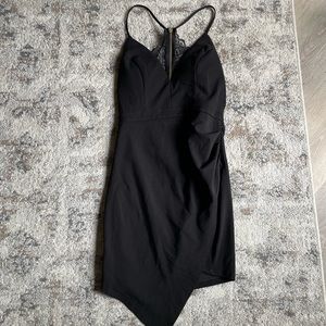 Black Asymmetrical Dress